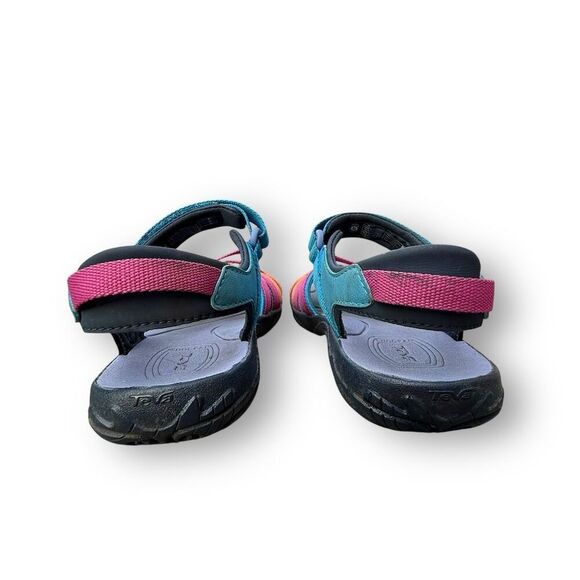 Teva Kids' Adventure Sandals Size 1 Multicolor Water-Friendly Sport Sandal - Picture 4 of 10